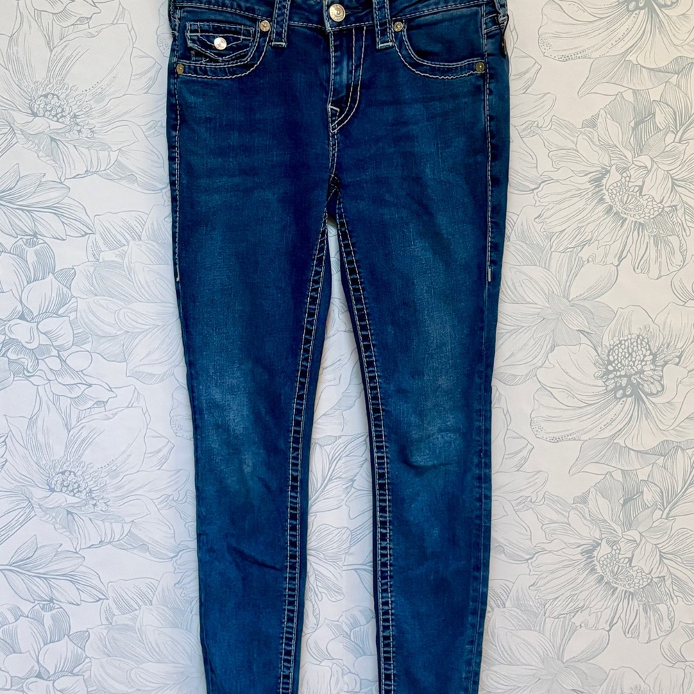 True Religion Jennie Curvy Mid Rise Skinny